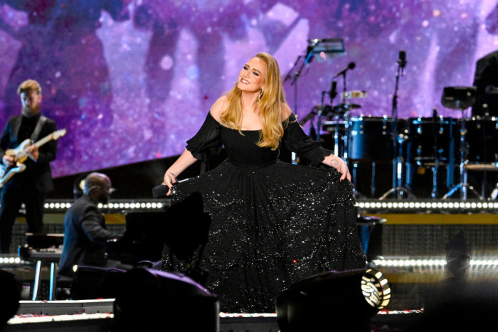 Adele performs at Hyde Park in 2022