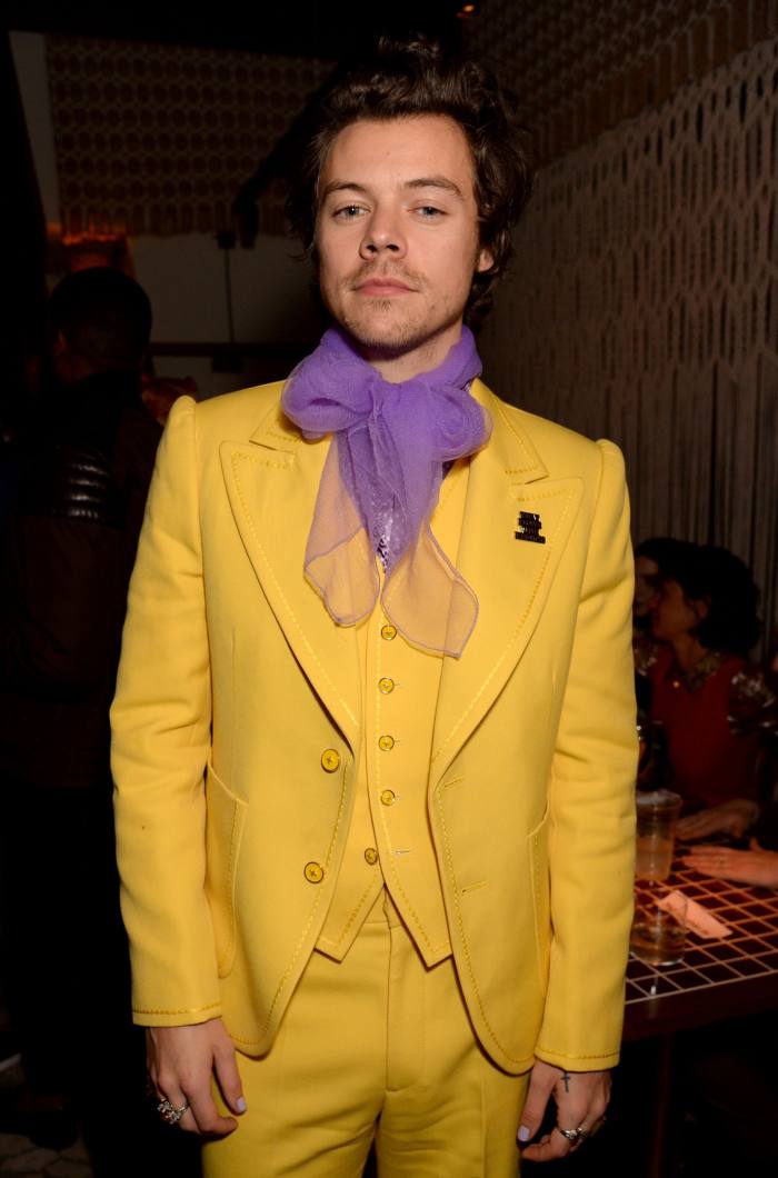 Harry Styles wears Marc Jacobs at the 2020 Brit Awards