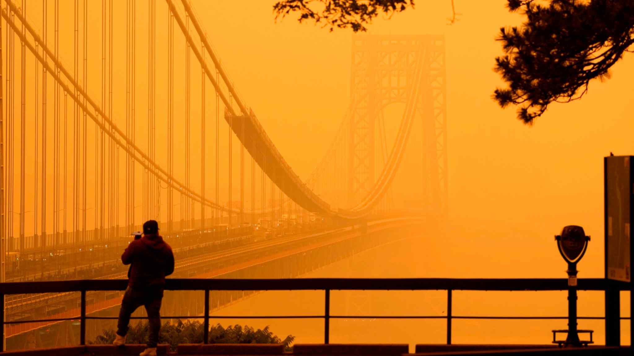 Wildfire smoke makes New York air quality worst in world