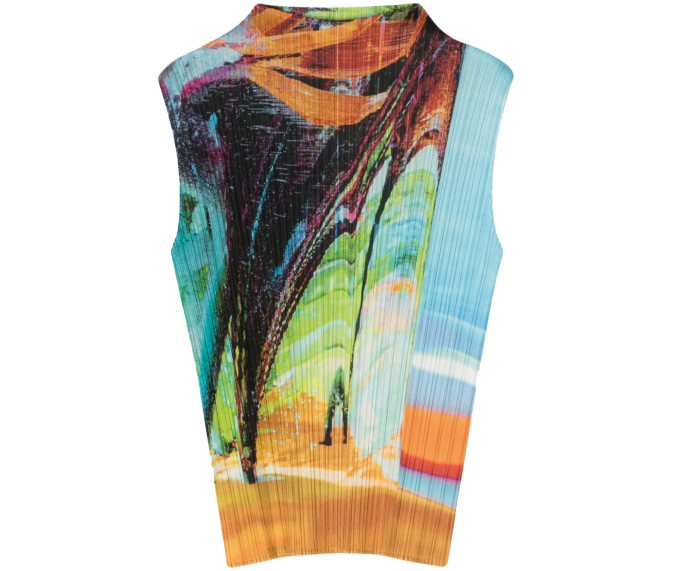 Pleats Please Issey Miyake polyester Tropical top, £485, farfetch.com