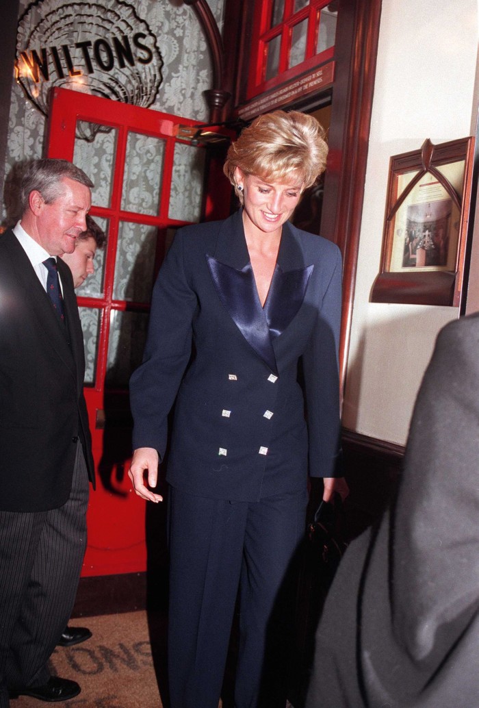 Diana, Princess of Wales at Wiltons, 1996