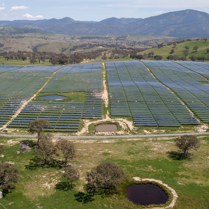 Williamsdale solar farm in Canberra, Australia