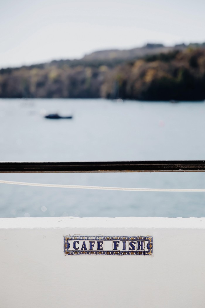 Cafe Fish on the Calmac Pier, Tobermory
