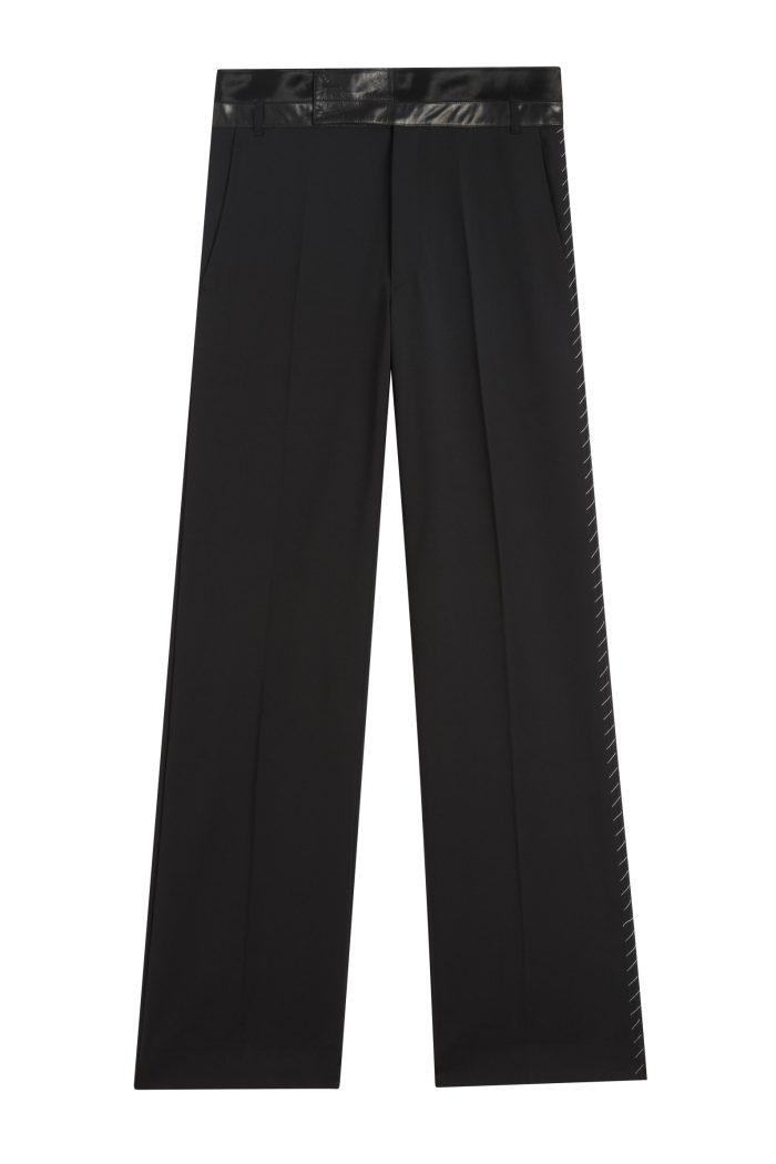 Wool-mix Deconstructed Waistband trousers, $1,230