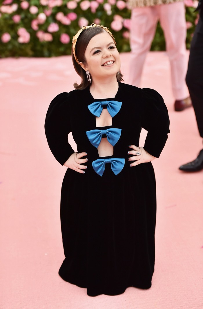 Wearing Gucci on the red carpet at the 2019 Met Gala
