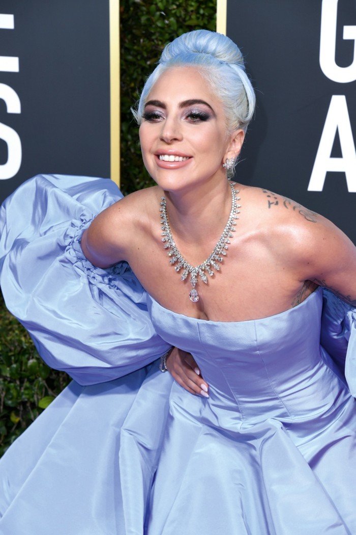 Lady Gaga in Valentino at the 2019 Golden Globes