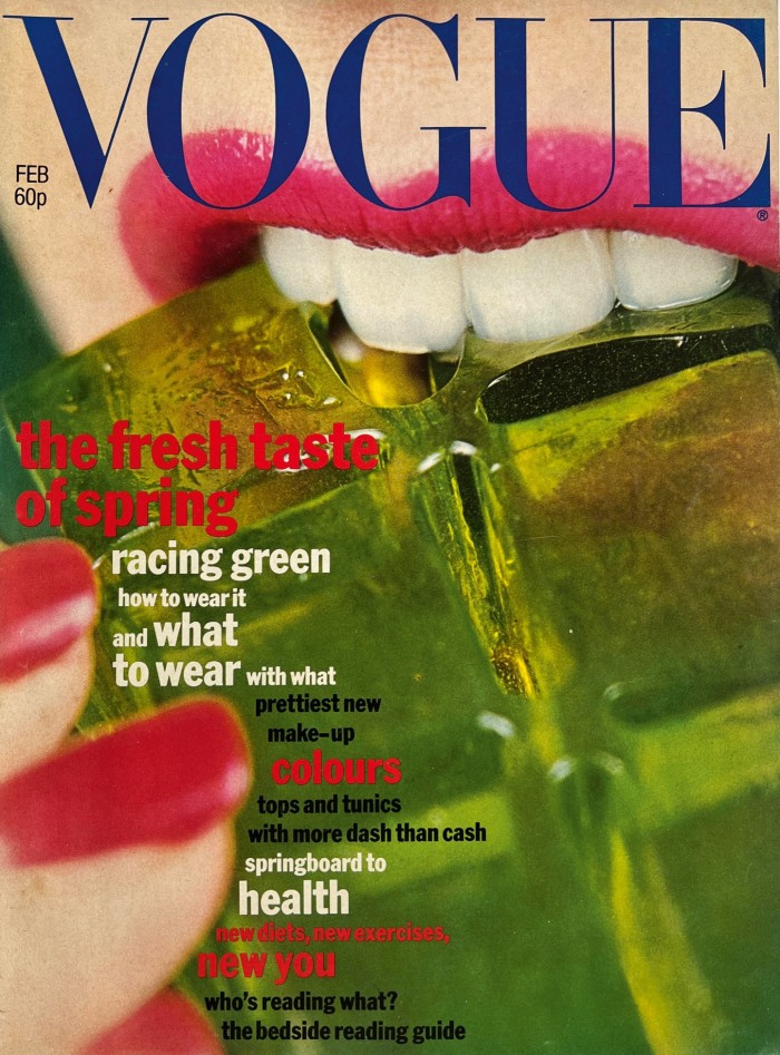 A 1977 edition of British Vogue, from the collection of Penny Calder