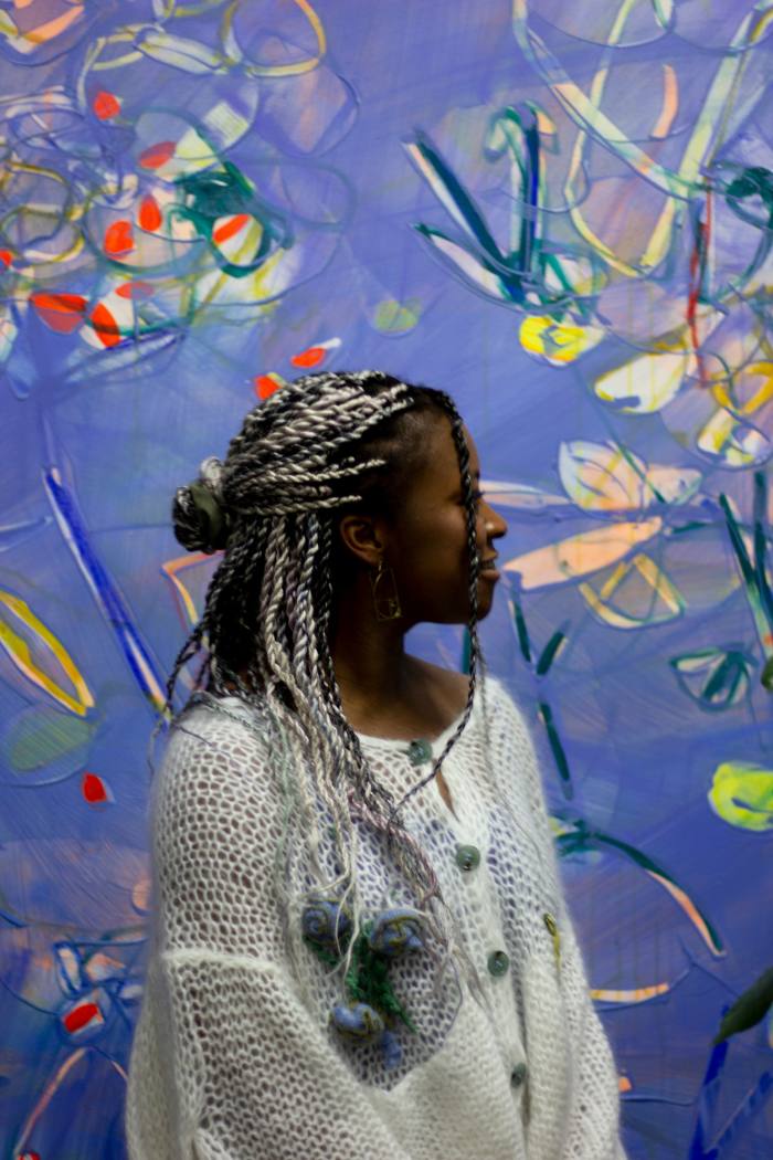 Londoner Jadé Fadojutimi recently signed with Gagosian and currently has a solo show at The Hepworth Wakefield 