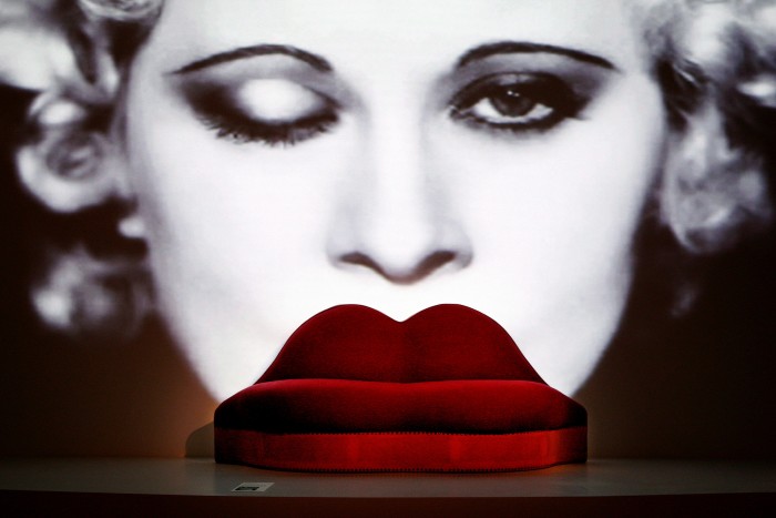 The inspiration: Salvador Dalí’s Lips sofa on display at the Museum Boymans in Rotterdam, 2007