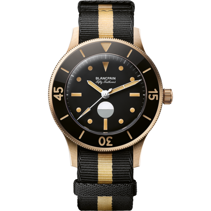 Blancpain bronze-gold Fifty Fathoms 70th Anniversary Act 3, £28,200