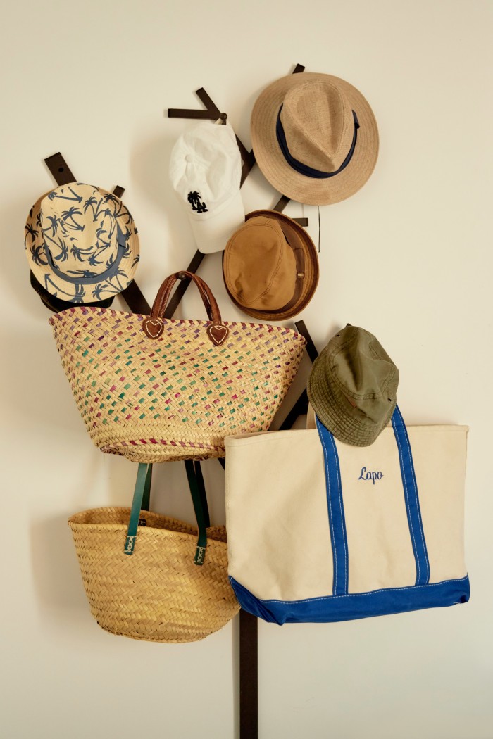A collection of hats – vintage and by Borsalino – and bags