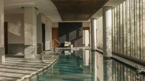 The indoor pool at SHA Mexico