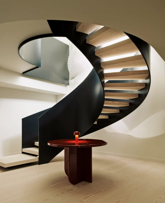 The stairs in Waldo Works’ London Television Centre show apartment