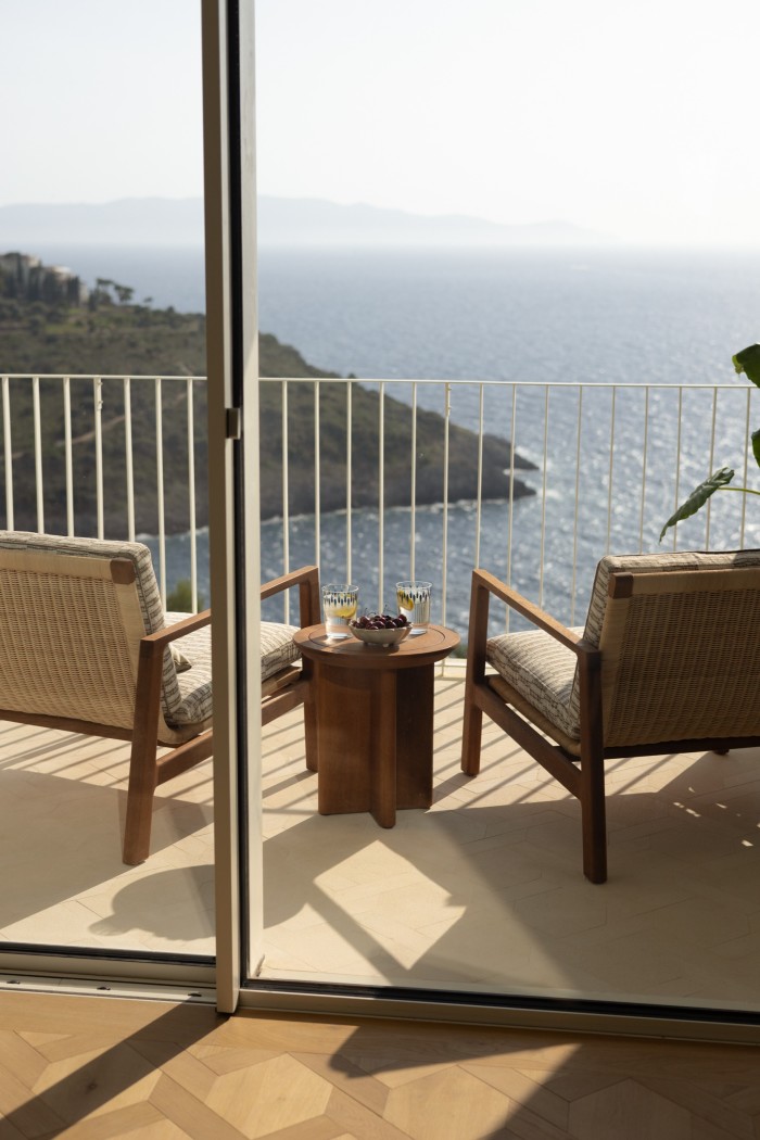 Views from the balcony at Villa Cacciarella