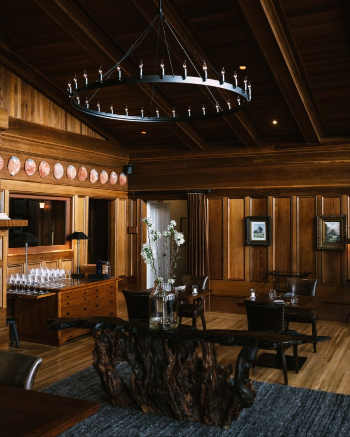 The Harbor House dining room