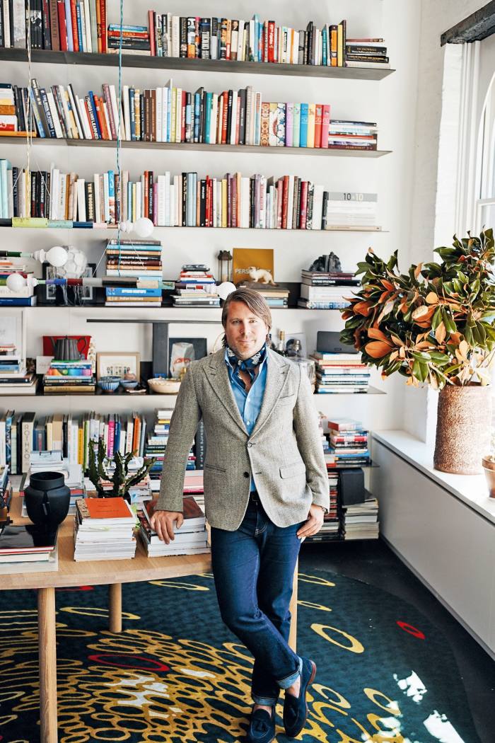 Designer Rodman Primack at home in New York