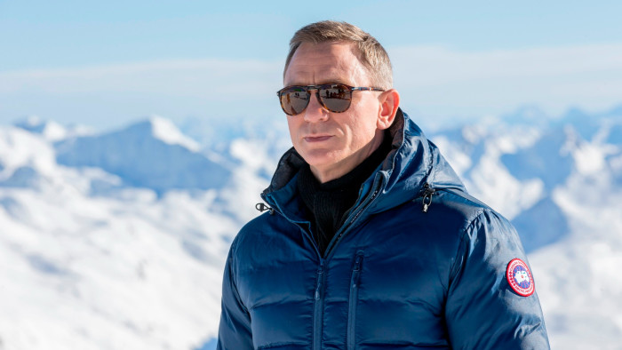 Actor Daniel Craig wearing a Canada Goose coat in the film ‘Spectre’