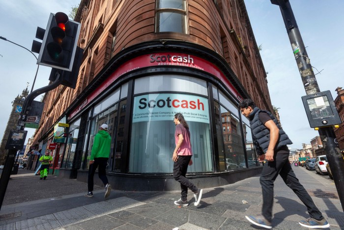 A Scotcash outlet in Glasgow
