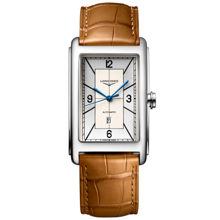 Longines DolceVita with leather strap, £1,650