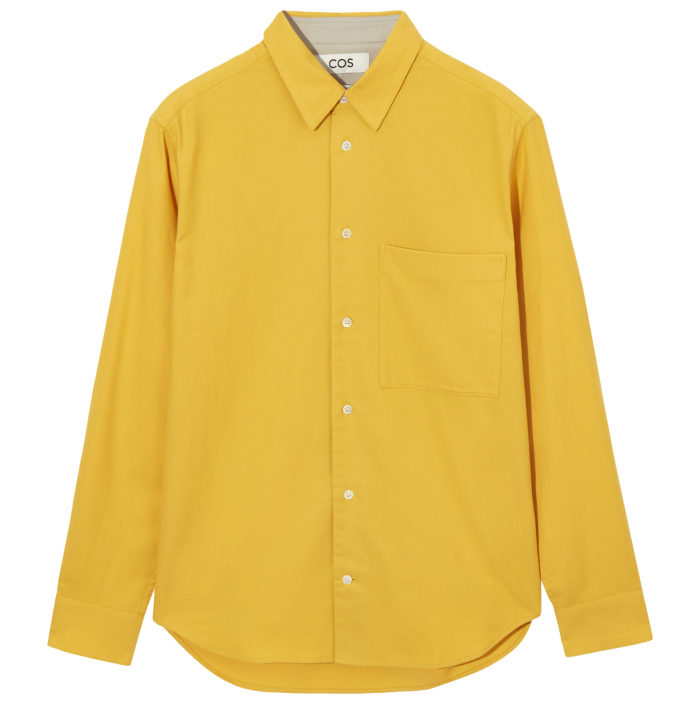 Cos organic brushed-cotton shirt, £79