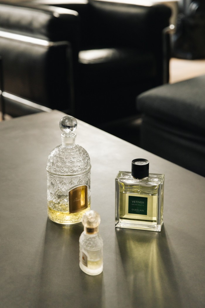Vetiver by Guerlain is his signature scent