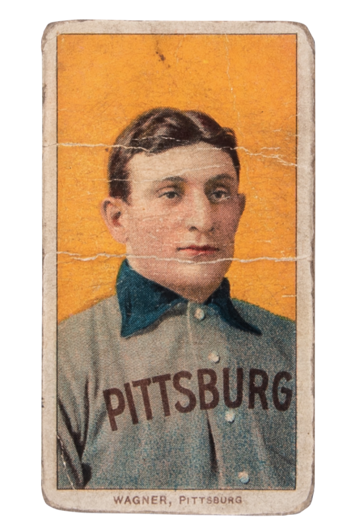 A T206 Honus Wagner, sold for $3.75m in May