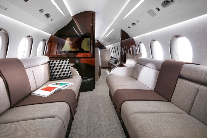 The Falcon 8X can carry up to 21, including crew