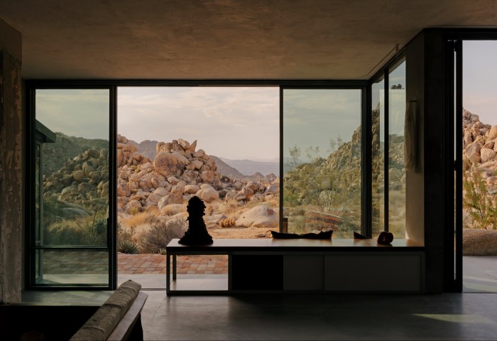 The study in the main house with Untitled, 13, 2011