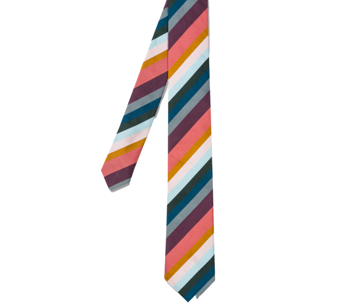 Paul Smith silk Artist’s Stripe tie, £110