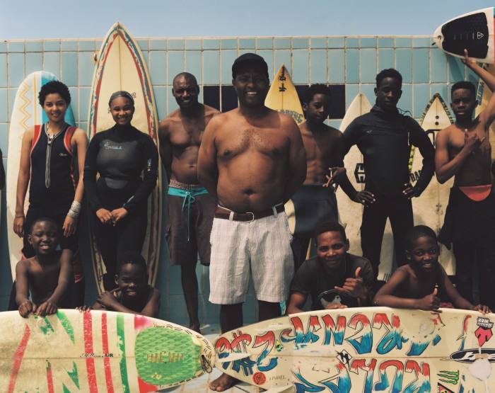 Surf fans at Mami Wata’s store in Cape Town, South Africa