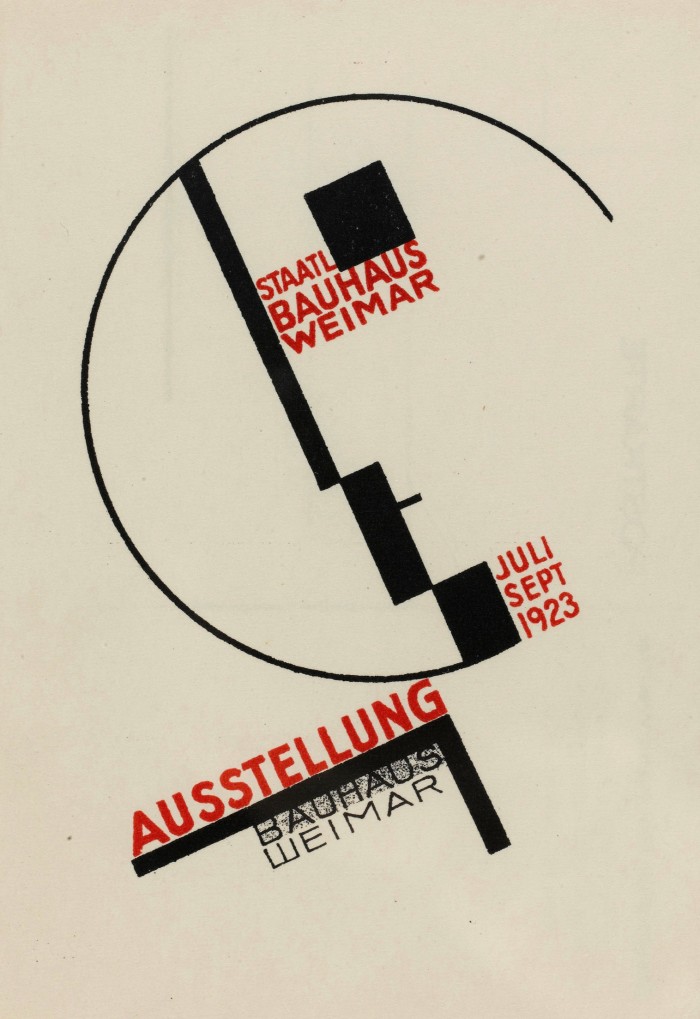 The inspiration: a Dörte Helm-designed postcard invitation for the first Bauhaus de Weimar exhibition of July 1923