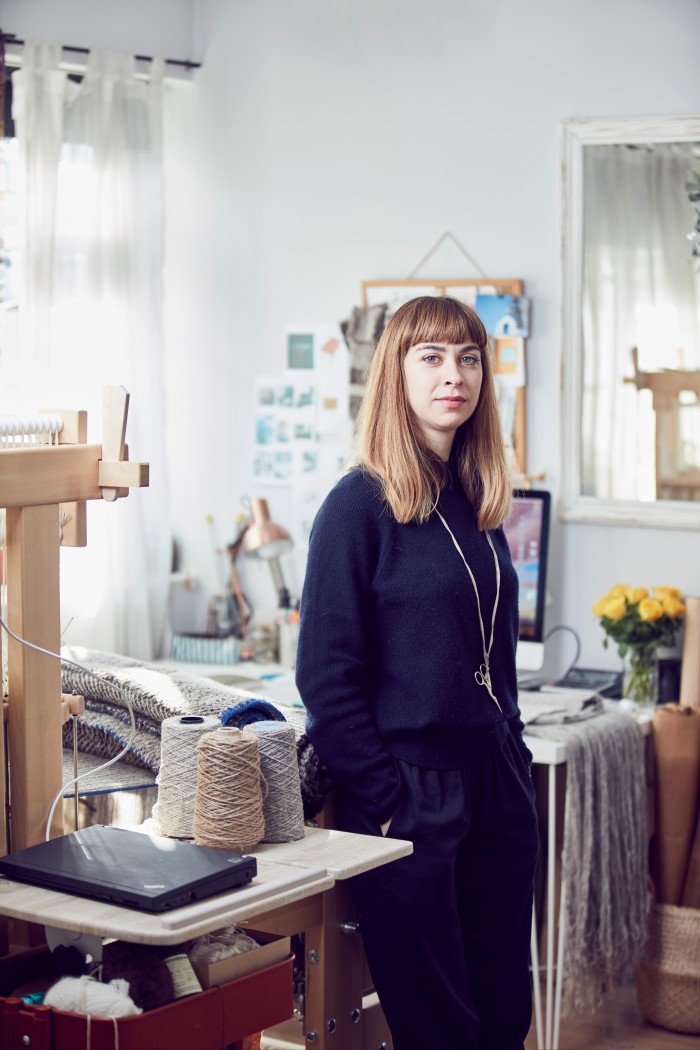 Weaver/textile designer Maria Sigma