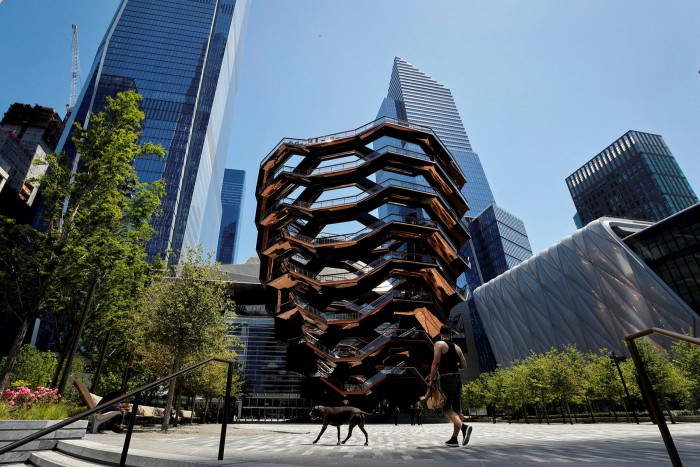 ‘The Vessel’ at the closed Hudson Yards last week