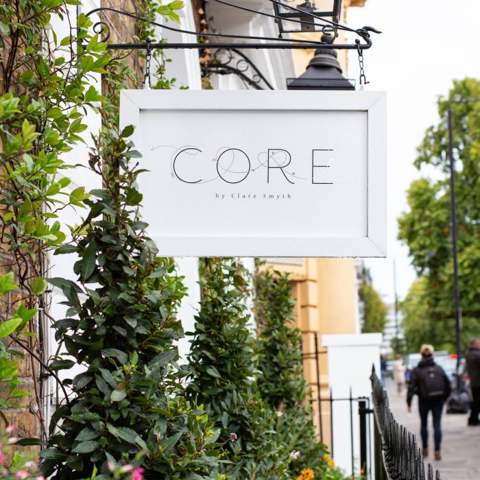 signage for Core restaurant
