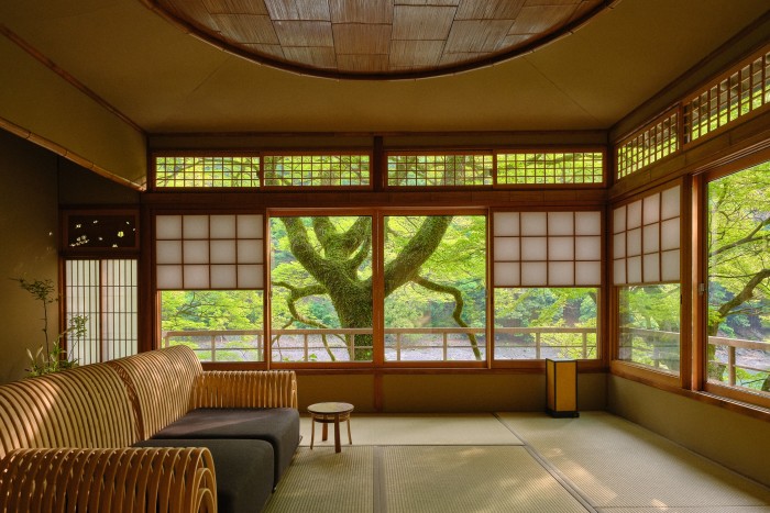 A room at Hoshinoya Kyoto