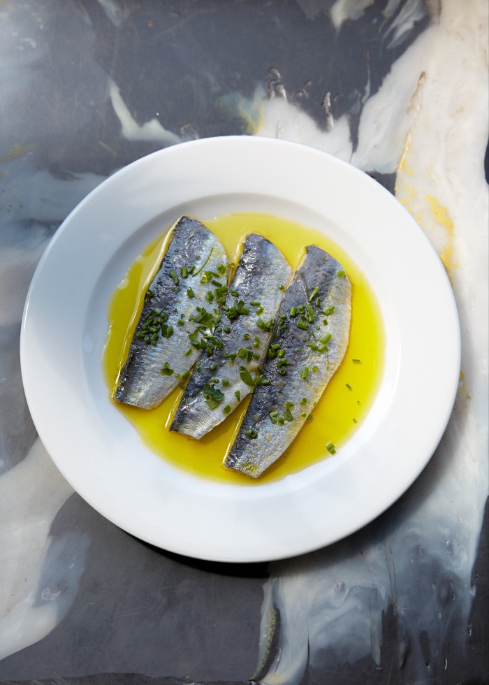 Marinated sardines at Dory’s