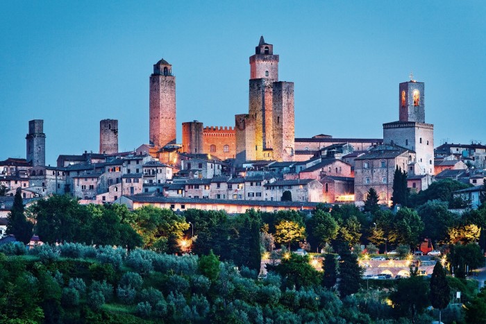 The medieval towers of San Gimignano in Tuscany
