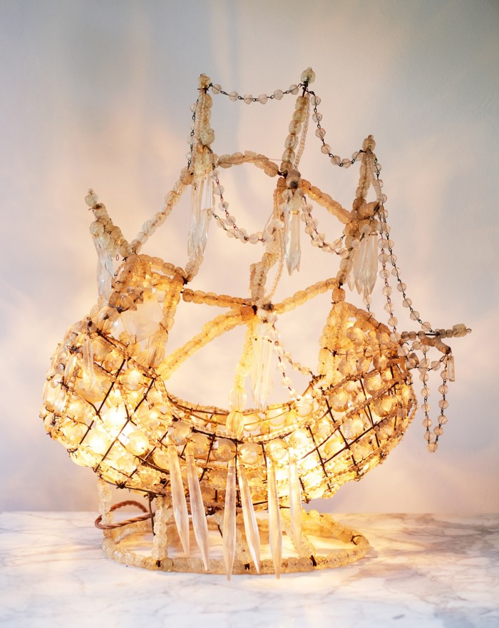 Hoodless’s early-20th-century French crystal ship’s lamp