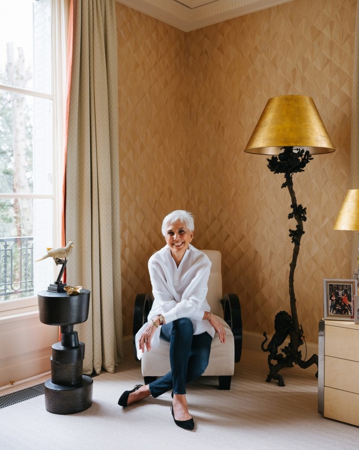 Linda Pinto at home in Paris
