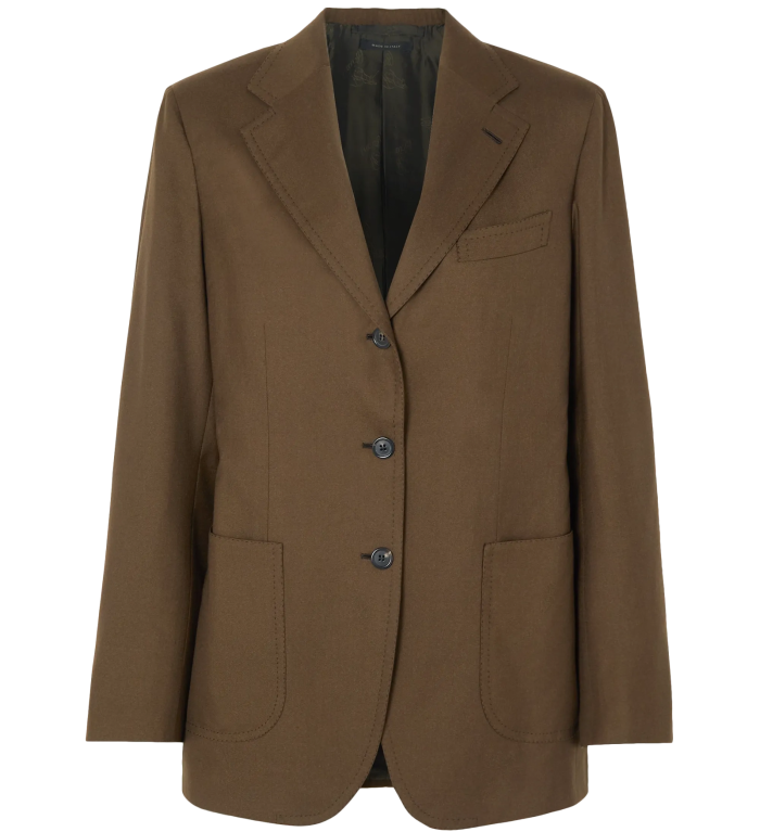 Brioni wool-mix twill blazer, £4,970