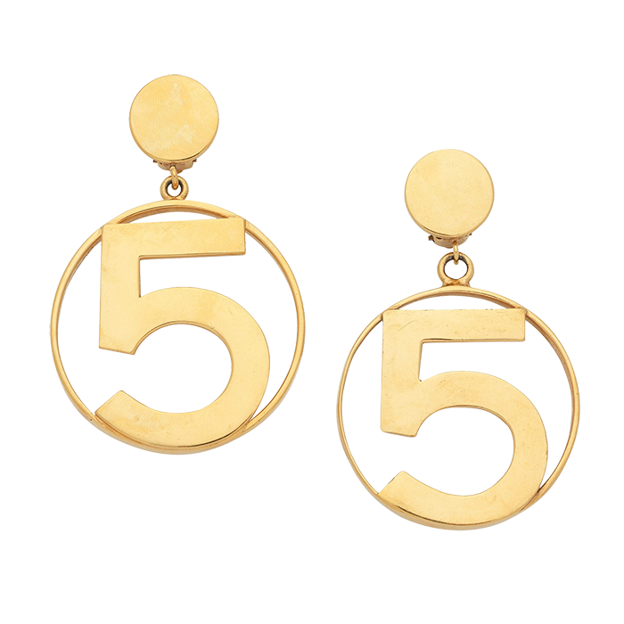 Chanel No 5 earrings