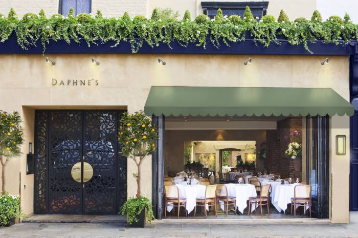Daphne’s Mediterranean-inspired terrace opens on 17 May