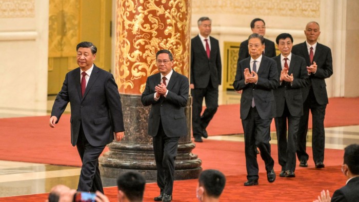 China’s Xi Jinping and his leadership team