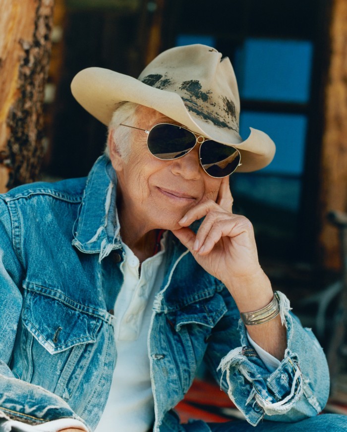 Ralph Lauren wears his own clothes at his Colorado ranch
