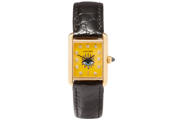 Jacquie Aiche vintage gold and diamond Cartier Tank watch, £16,315, matchesfashion.com