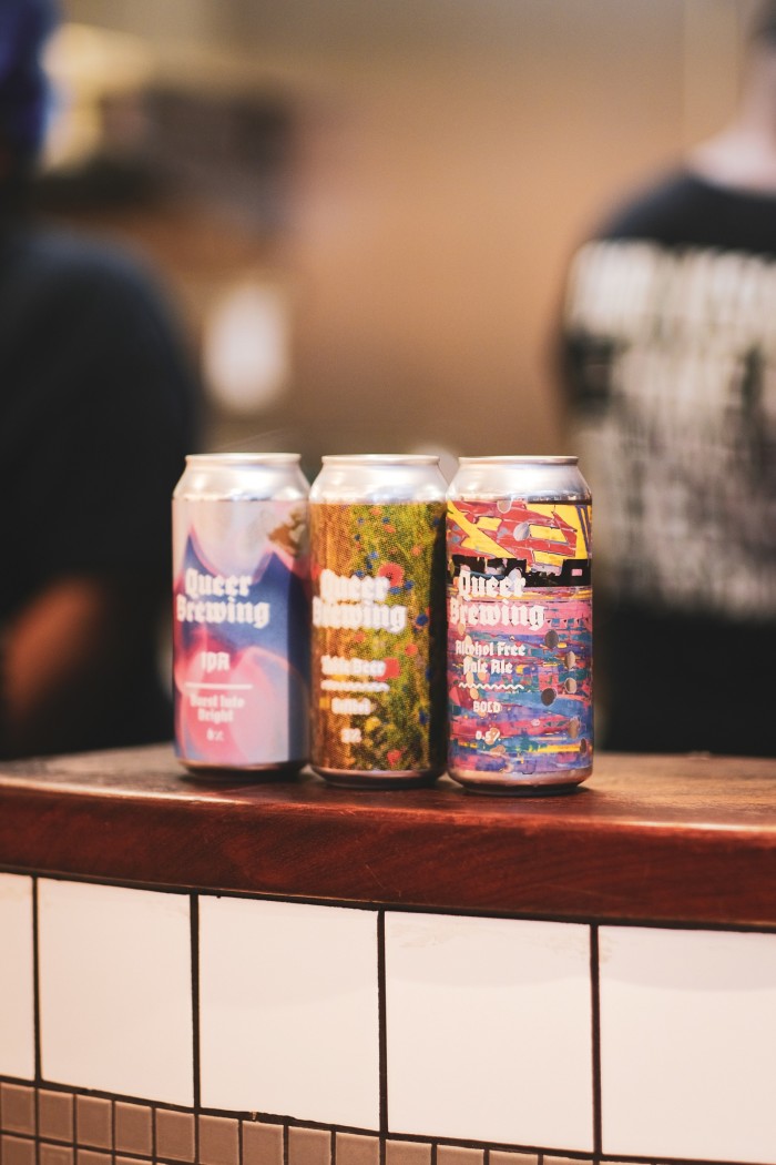 A selection of beers from Queer Brewing