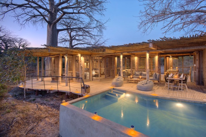 Jabali Private House’s pool and wraparound terrace