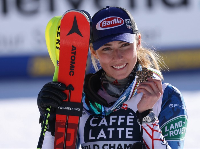 Shiffrin takes bronze in the slalom at the FIS Alpine World Ski Championships 2021