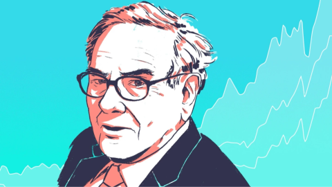 An illustration of Warren Buffett