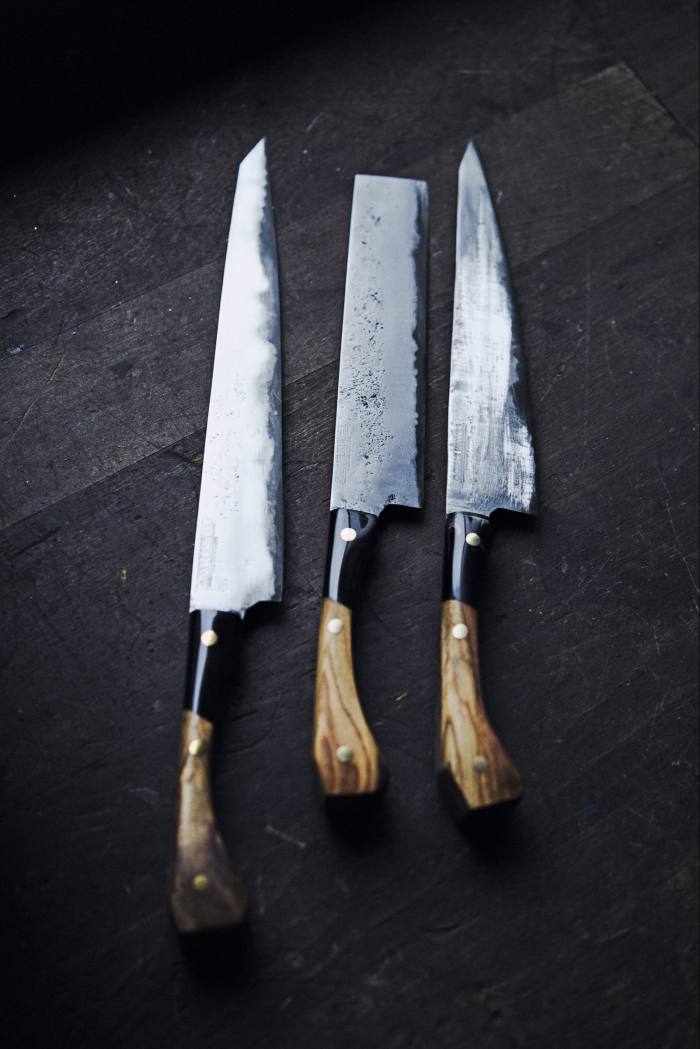 Gorse Knives The Ravensdon kitchen-knife collection, £730, from gorseknives.com